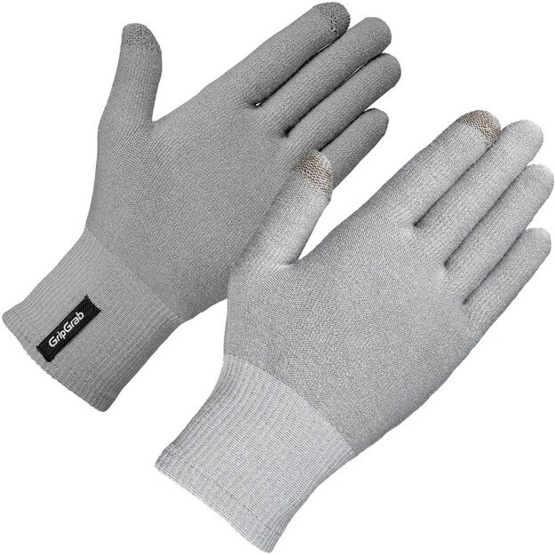 GripGrab Merino Liner pir&scaron;tinės | Grey