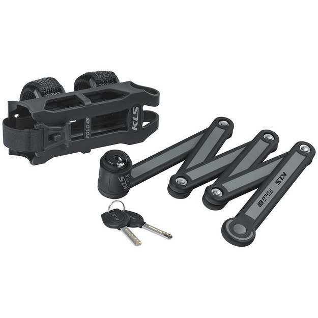 Spyna KLS Fold 30 sudedama su laikikliu (juoda/pilka)