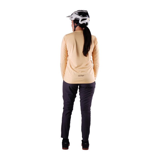 TLD WOMENS LONG SLEEVE JERSEY LILIUM PRO MONO BUTTER (33402701) 5