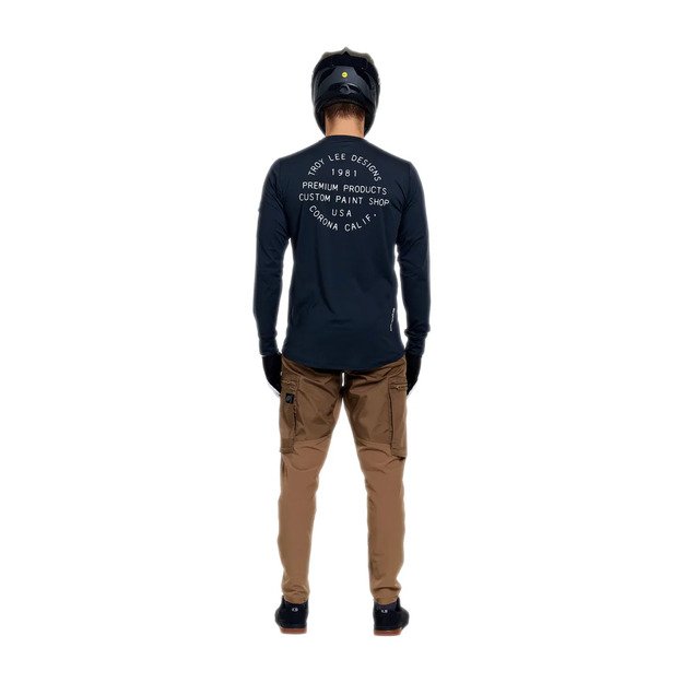 TLD LONG SLEEVE JERSEY RUCKUS RIDE TEE PRESSED CARBON (37103200) 5