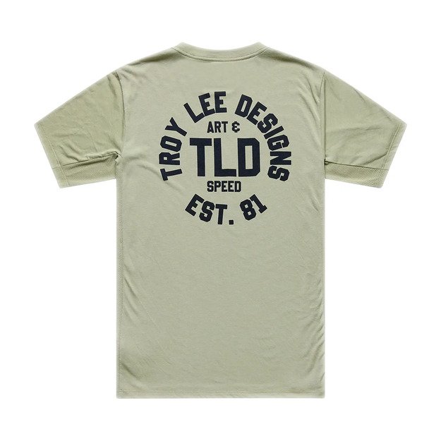 TLD SHORT SLEEVE JERSEY SKYLINE RIDE TEE STAMPS SAGE (38204500) 1