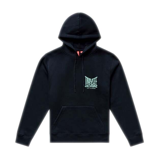 TLD WOMENS HOODIE HANDLEBAR BLACK (76370101)