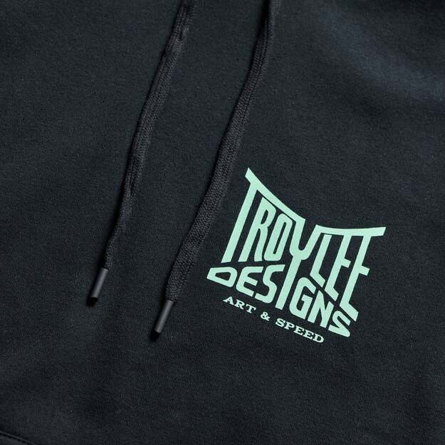 TLD WOMENS HOODIE HANDLEBAR BLACK (76370101) 2