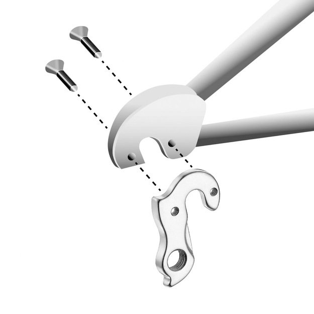 Galinio perjungiklio auselė GH-116 su 2 varžtais M4x0,7 1