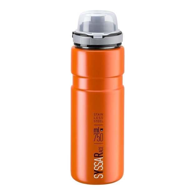 Gertuvė ELITE Syssa Race // 750 ml, su dangteliu, nerūdijančio plieno (oranžinė)