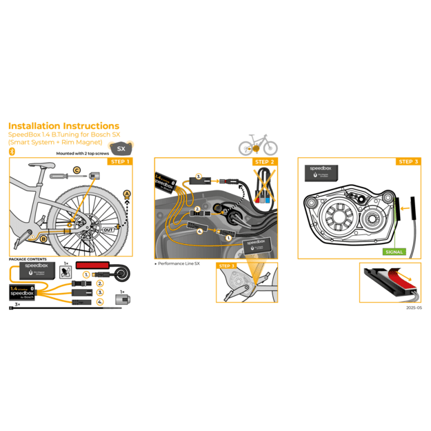 SpeedBox 1.4 B Tuning čipas Bosch SX varikliams (Smart System + Rim Magnet)