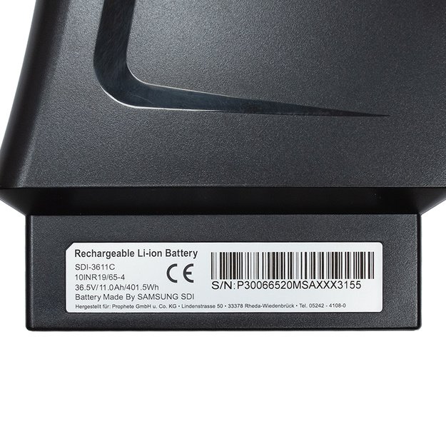 Elektrinio variklio akumuliatorius Samsung 36V 11Ah 401.5Wh