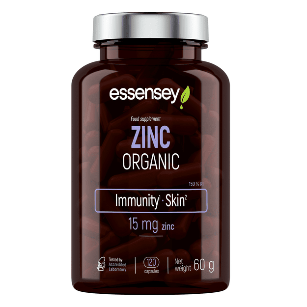 Mineralinės kapsulės TREC ESSENSEY ZINC ORGANIC 120 kapsulių