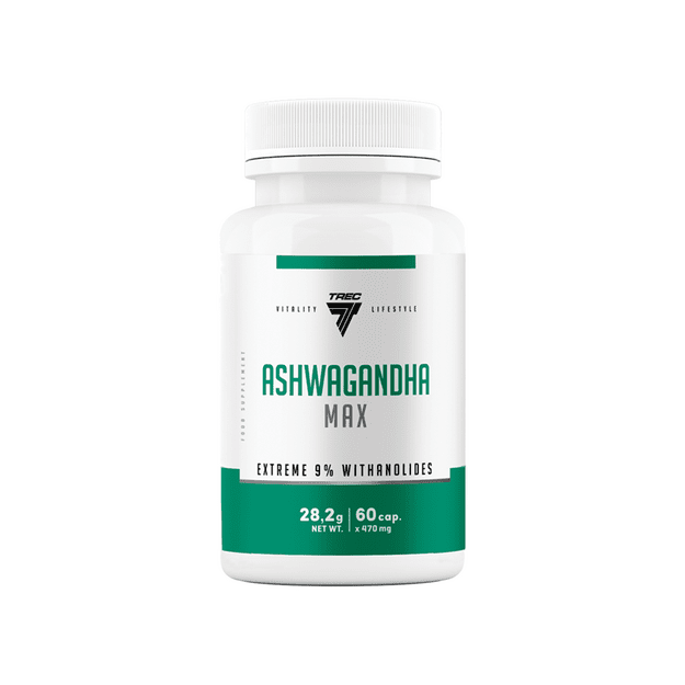 Adaptogenas TREC ASHWAGANDHA MAX 60 kapsulių
