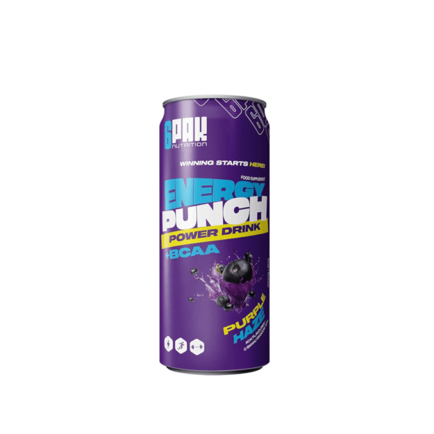 Energinis gėrimas 6 pakelių &bdquo;Energy Punch&ldquo; 250 ml, acai uogų