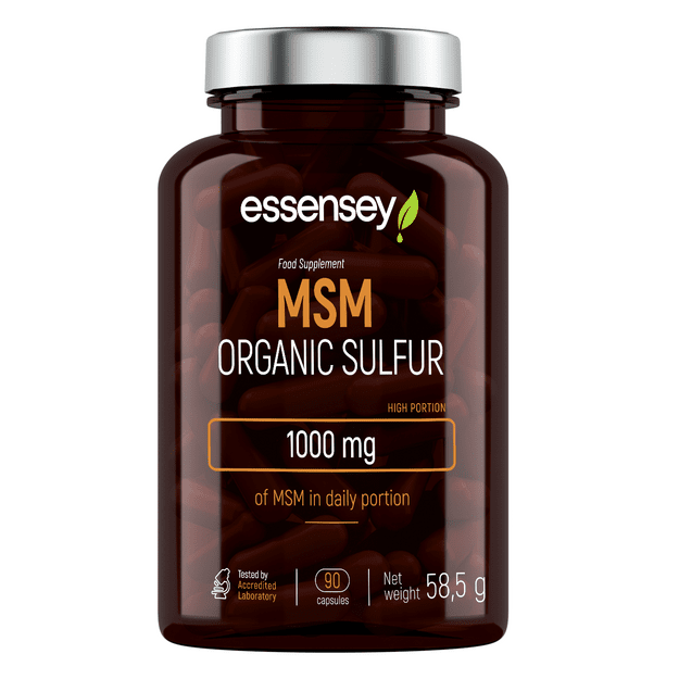 Mineralinės kapsulės TREC ESSENSEY MSM ORGANIC SULFUR 90 kapsulių