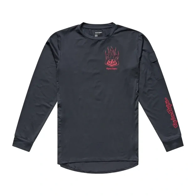 TLD MENS LONG SLEEVE JERSEY RUCKUS RIDE TEE EMBER CARBON (37142100)