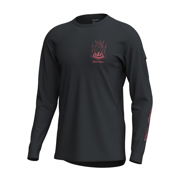 TLD MENS LONG SLEEVE JERSEY RUCKUS RIDE TEE EMBER CARBON (37142100)