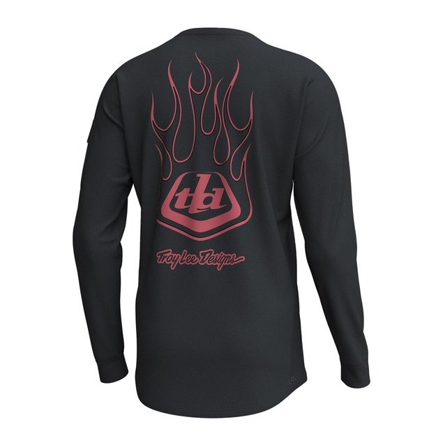 TLD MENS LONG SLEEVE JERSEY RUCKUS RIDE TEE EMBER CARBON (37142100)