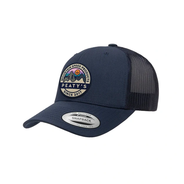 PEATY S PUBWEAR TRUCKER CAP - PLAYGROUND - NAVY (PPW-26-TRUC-PLAY-NVY)