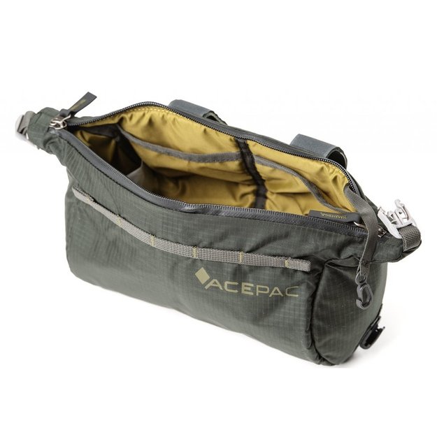 Dviračio krep&scaron;ys ant vairo Acepac Barrel MKIII // 2L, 12 x 20 cm (pilkas)