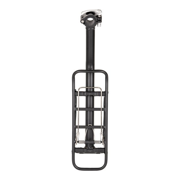 Bagažinė ant balnelio stovo AtranVelo TOUR&nbsp;365 BS SEATPOST // tinka 25-36 mm stovams, aliuminis, AVS sistema (juoda) 1