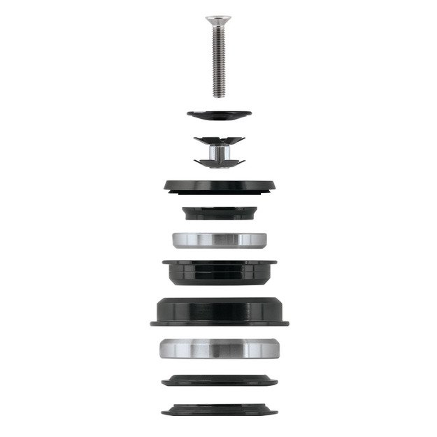Vairo kolonėlė Force Tapered pusiau integruota 1 1/8 - 1 1/2   45x 45 1