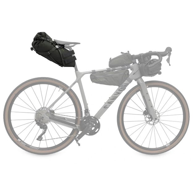 Dviračio krepšys ant balnelio stovo Acepac Saddle Drybag MKIII // 16 l (juodas) 4