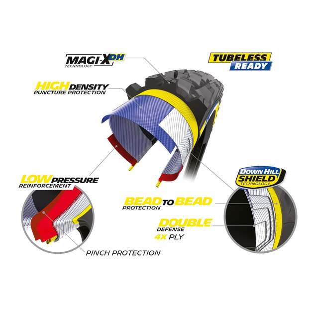 MICHELIN TIRE WILD ENDURO REAR 29X2.40 RACING LINE KEVLAR (661840) 1