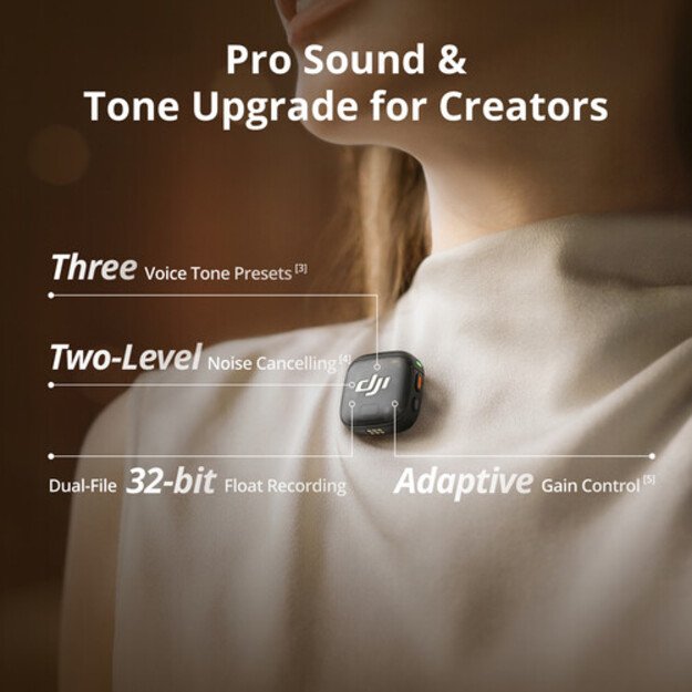 DJI mikrofonai MIC 3 (2TX1RX) 5