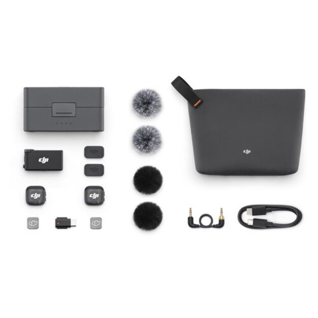 DJI mikrofonai MIC 3 (2TX1RX) 8