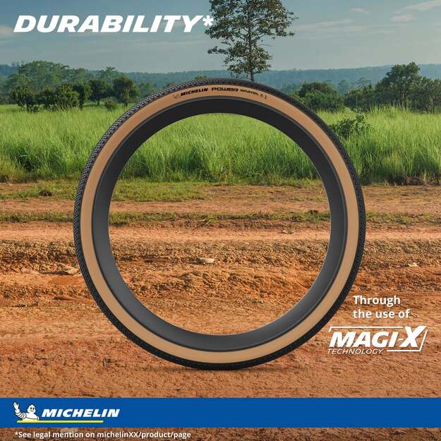 MICHELIN TIRE POWER GRAVEL BLACK CLASSIC V2 700X35C COMPETITION LINE KEVLAR TS TLR (984713) 7