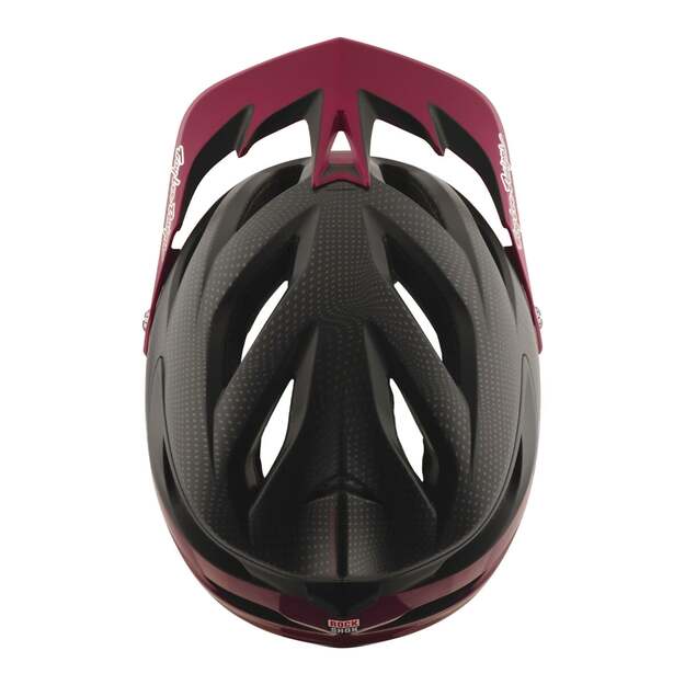 TLD HELMET A3 TROY LEE DESIGNS X SRAM RADIOSCAPE BLK / BERRY (15095500) 3