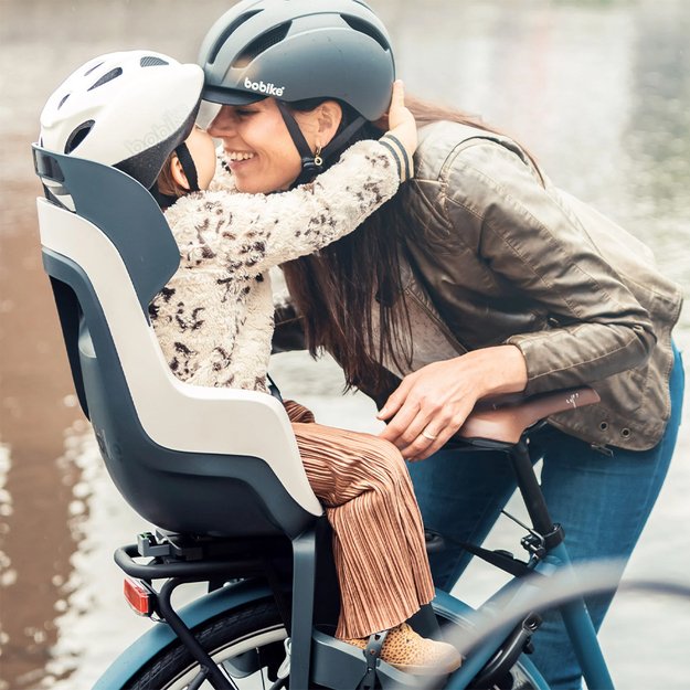 Dviračio kėdutė BoBike Go® Maxi MIK-HD // tvirtinimas ant bagažinės (pilka) 4