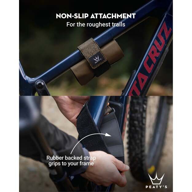 Tvrtinimo juosta PEATY S HOLDFAST TRAIL TOOL WRAP - SLATE GREY (PHF-TTW-SLT-25) 4