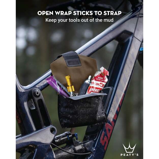 Tvrtinimo juosta PEATY S HOLDFAST TRAIL TOOL WRAP - SLATE GREY (PHF-TTW-SLT-25) 6