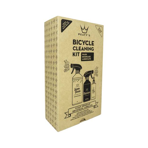 Valymo rinkinys PEATY S GIFT PACK - WASH DEGREASE LUBRICATE (PGP-CDL-4) 1