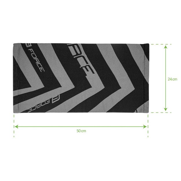 Žieminė kaklaskarė FORCE ARROW (juoda/pilka) 1