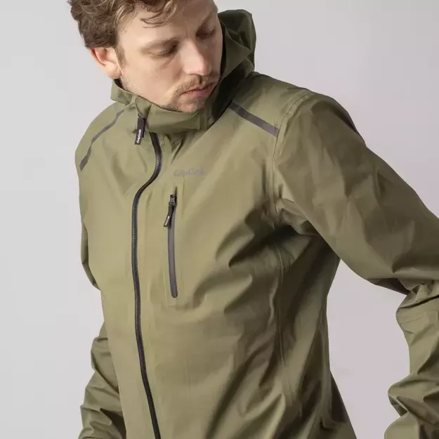 GripGrab EXPLR Waterproof Lightweight vyriška striukė | Olive Green 3