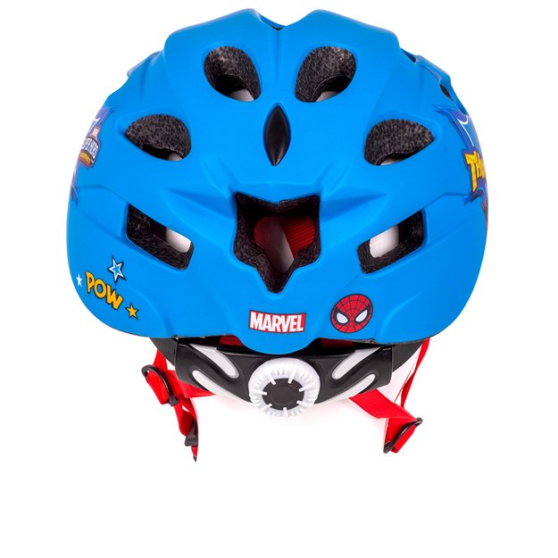 Šalmas SPIDERMAN, in-mold 52-56 cm, (mėlynas/raudonas) 3
