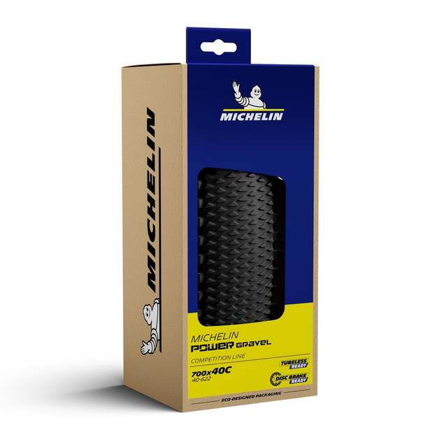 MICHELIN TIRE POWER GRAVEL BLACK CLASSIC V2 700X40C COMPETITION LINE FOLDABLE TS TLR (041636) 3