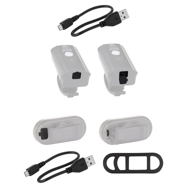 Žibintų komplektas FORCE DIVER ARC USB 1