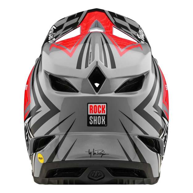 TLD HELMET D4 CARBON SRAM RED / BLACK (13948700) 2