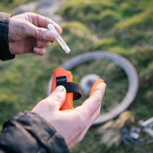 Restrap padangos remonto komplektas oranžinis 5