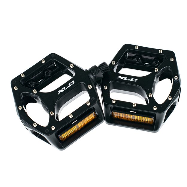 Pedalai XLC PD-M10, aliuminiai (juodi) 1