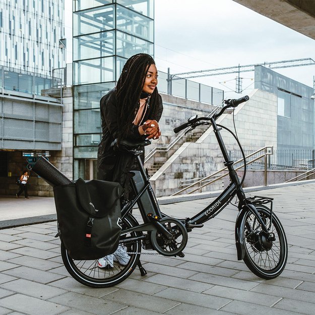 Šoniniai krepšiai ant bagažinės AtranVelo ZAP PLUS WP // 2 x 27L, 20x41x34 cm, Water-Proof (juoda) 3