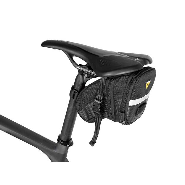 Dviračio krepšys po balneliu TOPEAK AERO WEDGE PACK MEDIUM SEAT BAG 1,3 L, juodas  1