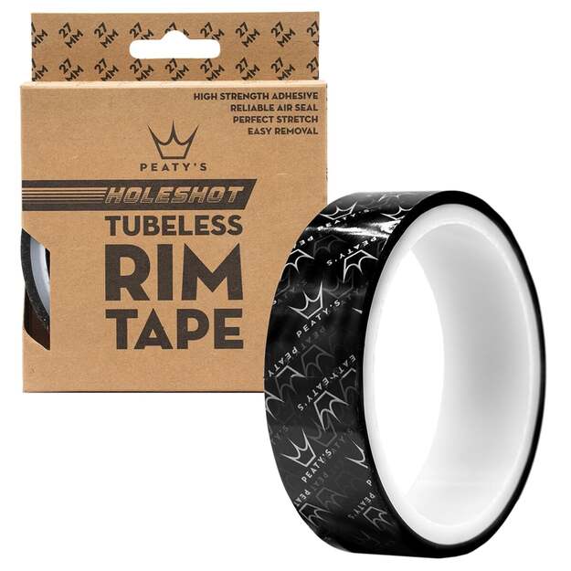 PEATY S HOLESHOT TUBELESS RIM TAPE 27 MM - 10 M ROLL (PTS-HRT-10M-R27-6)