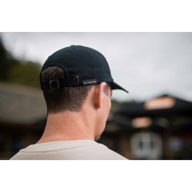 PEATY S PUBWEAR PUBWEAR 6 PANEL CAP - SPEED PRODUCTS BADGE BLACK (PPW-6PL-SPB-BLK) 2