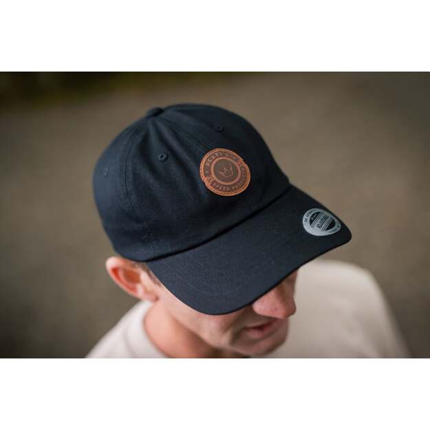 PEATY S PUBWEAR PUBWEAR 6 PANEL CAP - SPEED PRODUCTS BADGE BLACK (PPW-6PL-SPB-BLK) 1