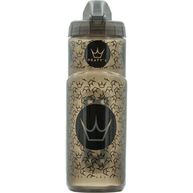 PEATY S X FIDLOCK LOCKIN BOTTLE LOGO SMOKE 600 ML (PBTL-LGO-SMK-600-12)