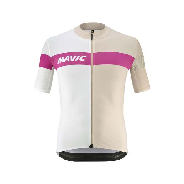 MAVIC MENS SS JERSEY KSYRIUM PRO WHITE PEPPER (T000561)