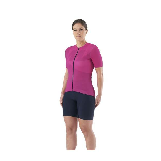 MAVIC WOMENS SHORT SLEEVE JERSEY ICON GRAPHIC FUCHSIA (T000586) 3