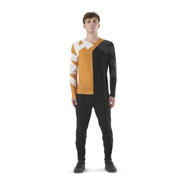 MAVIC MENS LS JERSEY DEEMAX ENDURO LETTERS/MINERAL YELLOW (T000483) 1