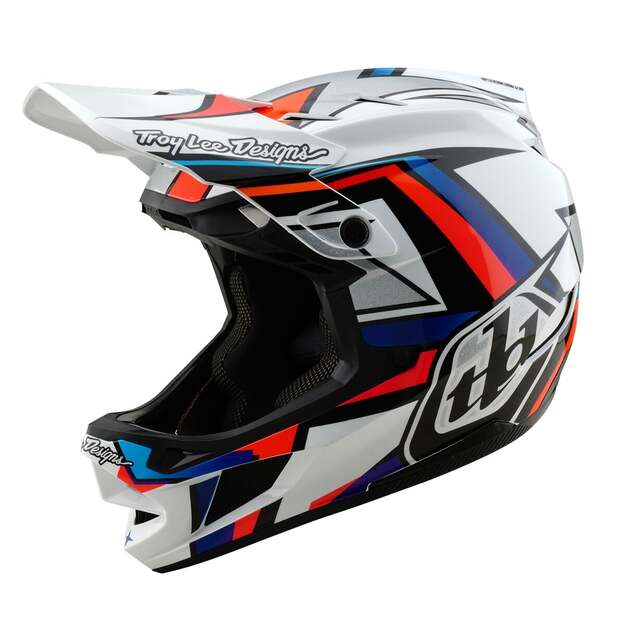 TLD HELMET D4 COMPOSITE FRAMES WHITE / SILVER (14026200) 6